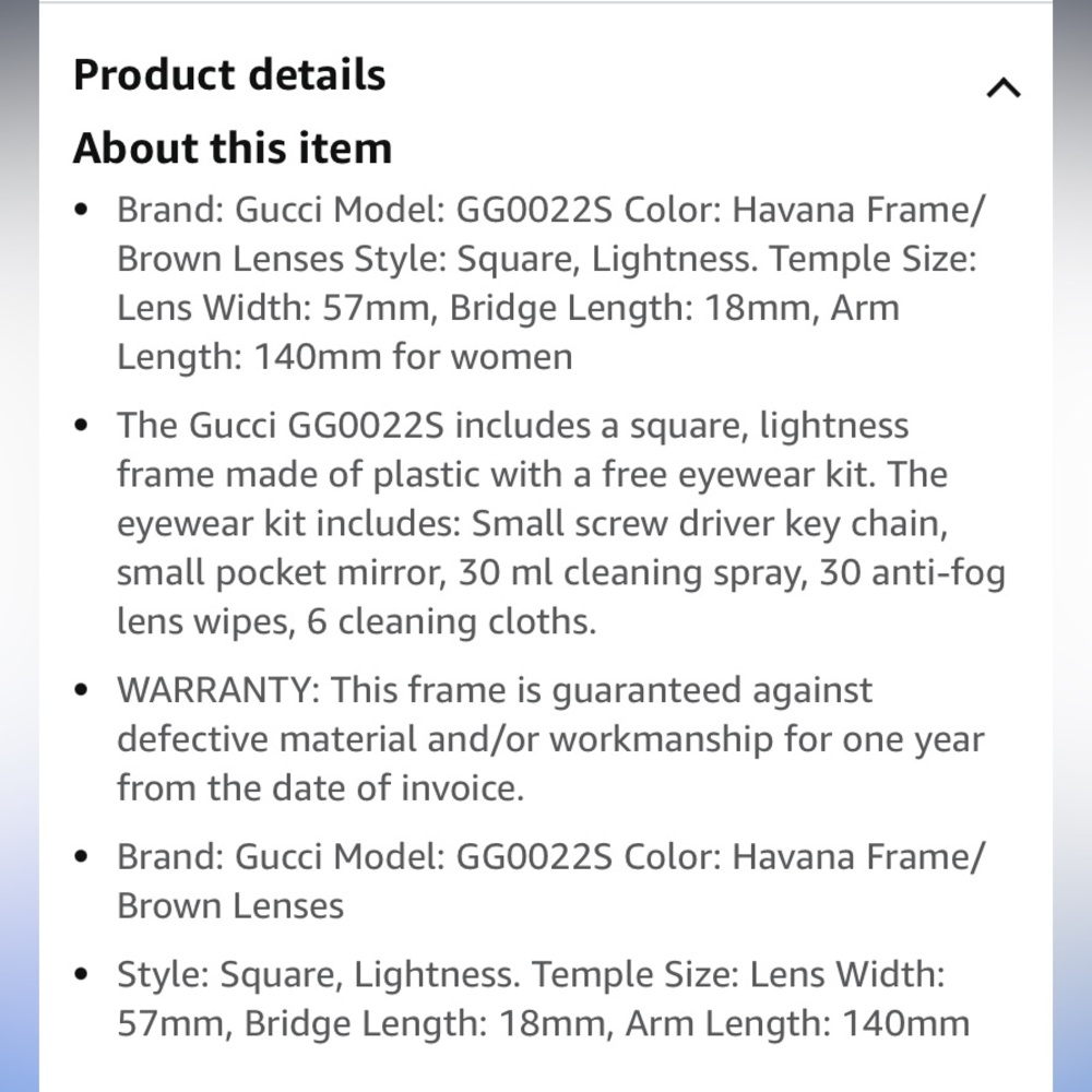 Women’s Gucci sunglasses $250 free press on nail set - Picture 8 of 13